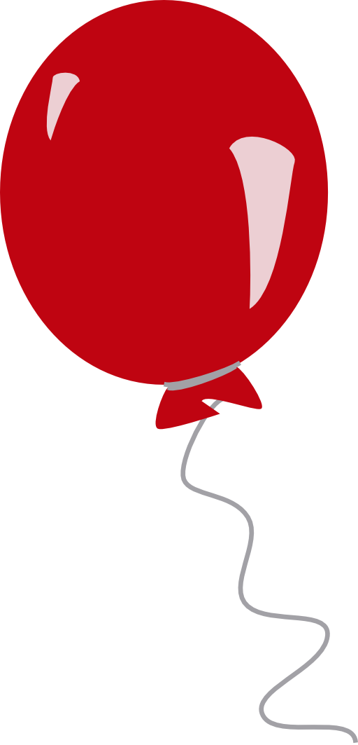 512x1063 Red Balloon Clipart Free Images 2
