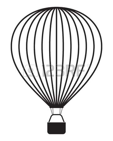 361x450 Hot Air Balloon Clipart Sketch