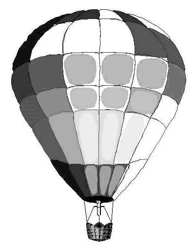 400x503 Hot Air Balloon Black And White Hot Air Balloon Clipart Free