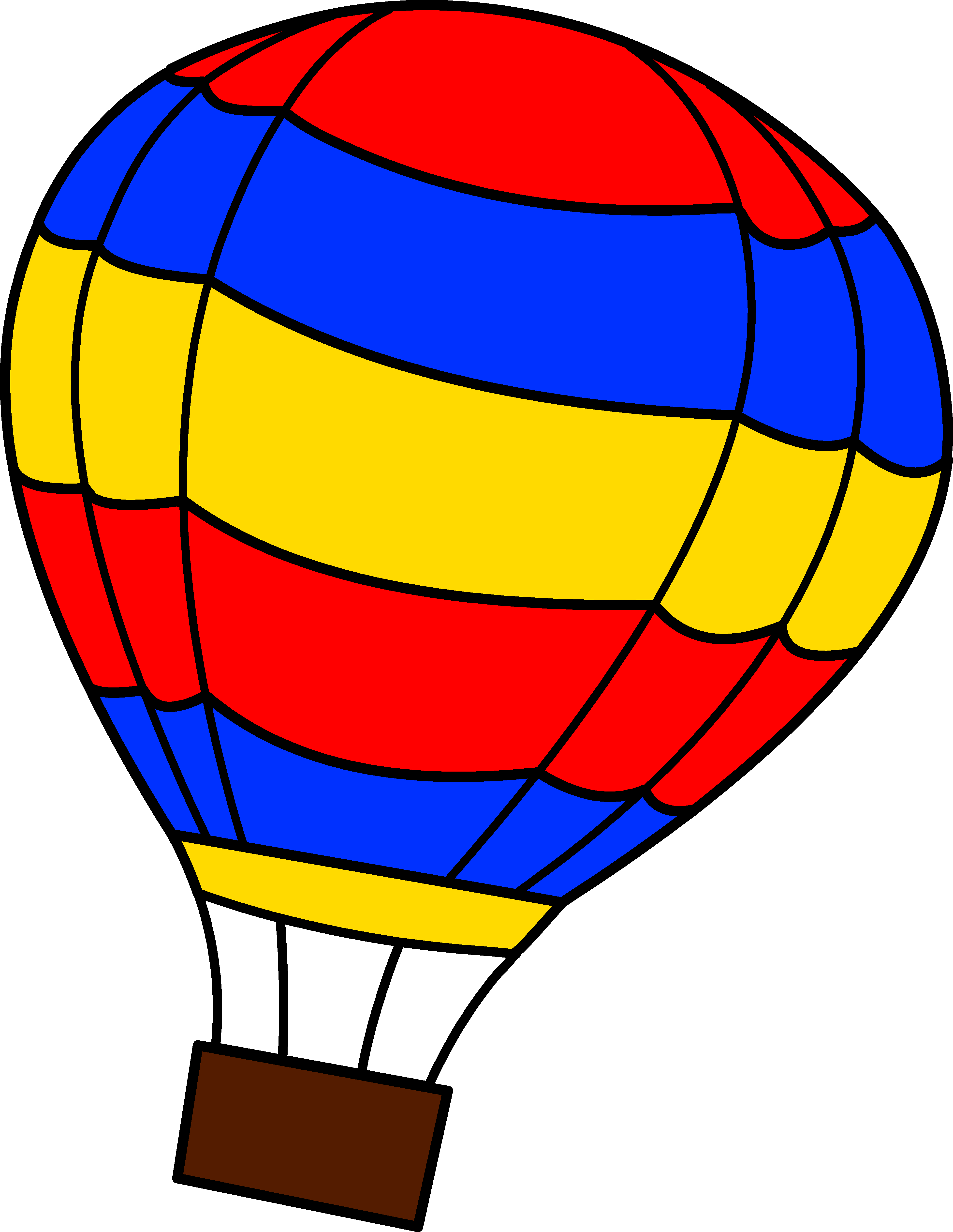3877x5009 Best Hot Air Balloon Clip Art