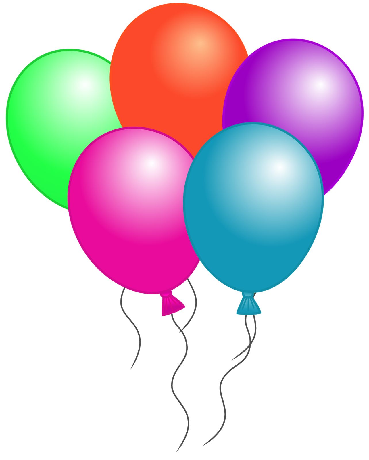 1284x1600 Balloons Clip Art Transparent Background Free 3