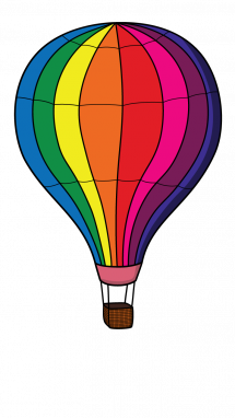 215x382 How To Draw Hot Air Balloon, Items, Easy Step By Step Drawing Tutorial