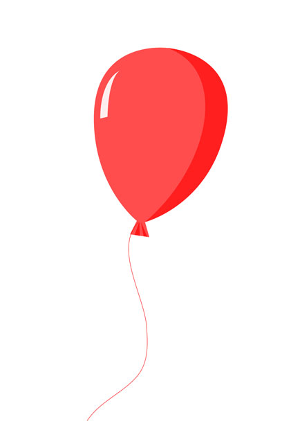 408x615 Red Balloon Clipart Free Stock Photo
