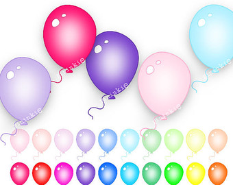 340x270 Balloons Clip Art Etsy
