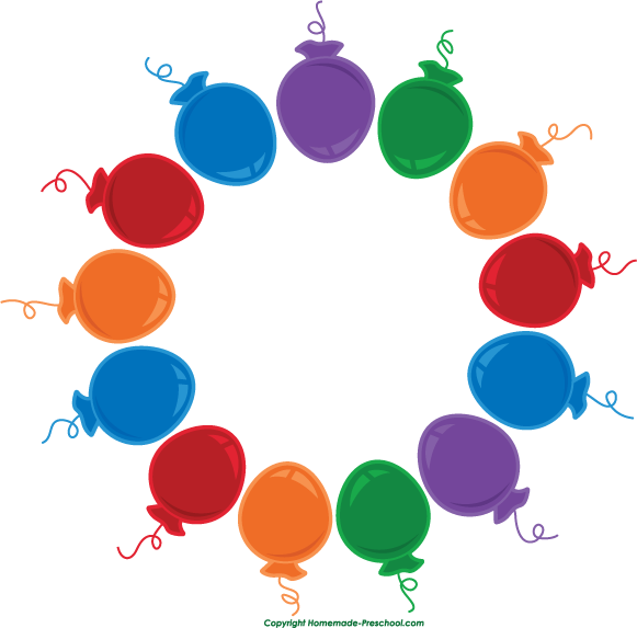 581x573 Free Birthday Balloon Clip Art Clipart Images 8