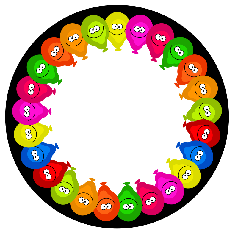 800x800 Free Clipart Balloon Round Page Border Prawny