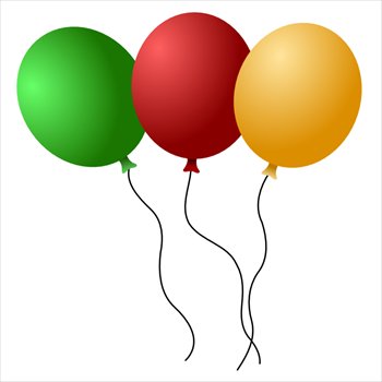 350x350 Free Balloons 01 Clipart