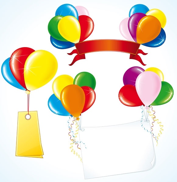 581x595 Vector Festive Balloon Free Vector In Adobe Illustrator Ai ( Ai