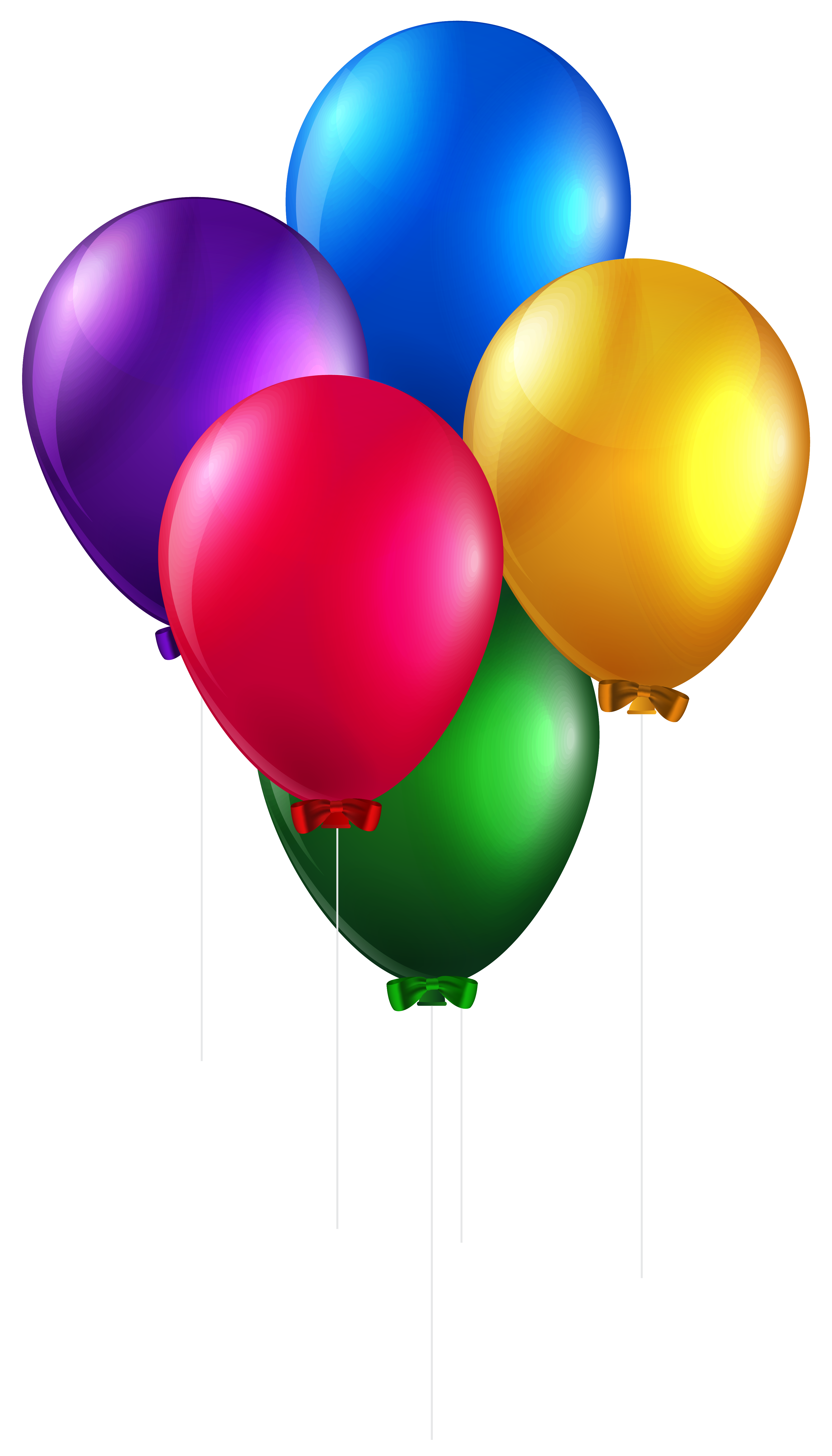 3506x6139 Balloon Clipart Colorful Balloon
