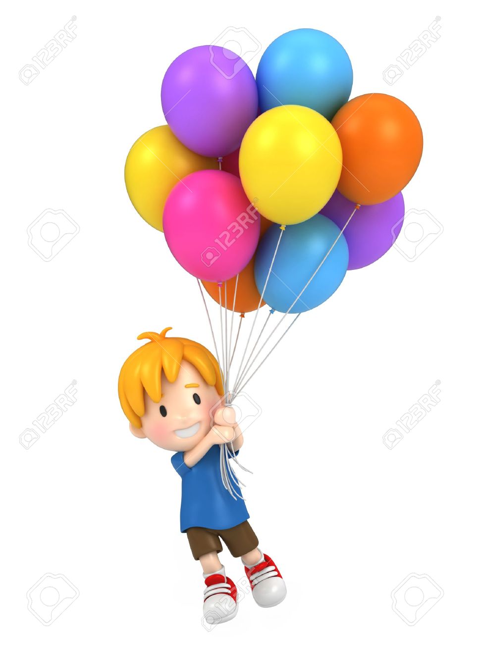 975x1300 3d Clipart Balloon