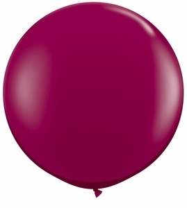269x300 24 Balloons 24 Clear Burgundy Latex Balloon 1ct