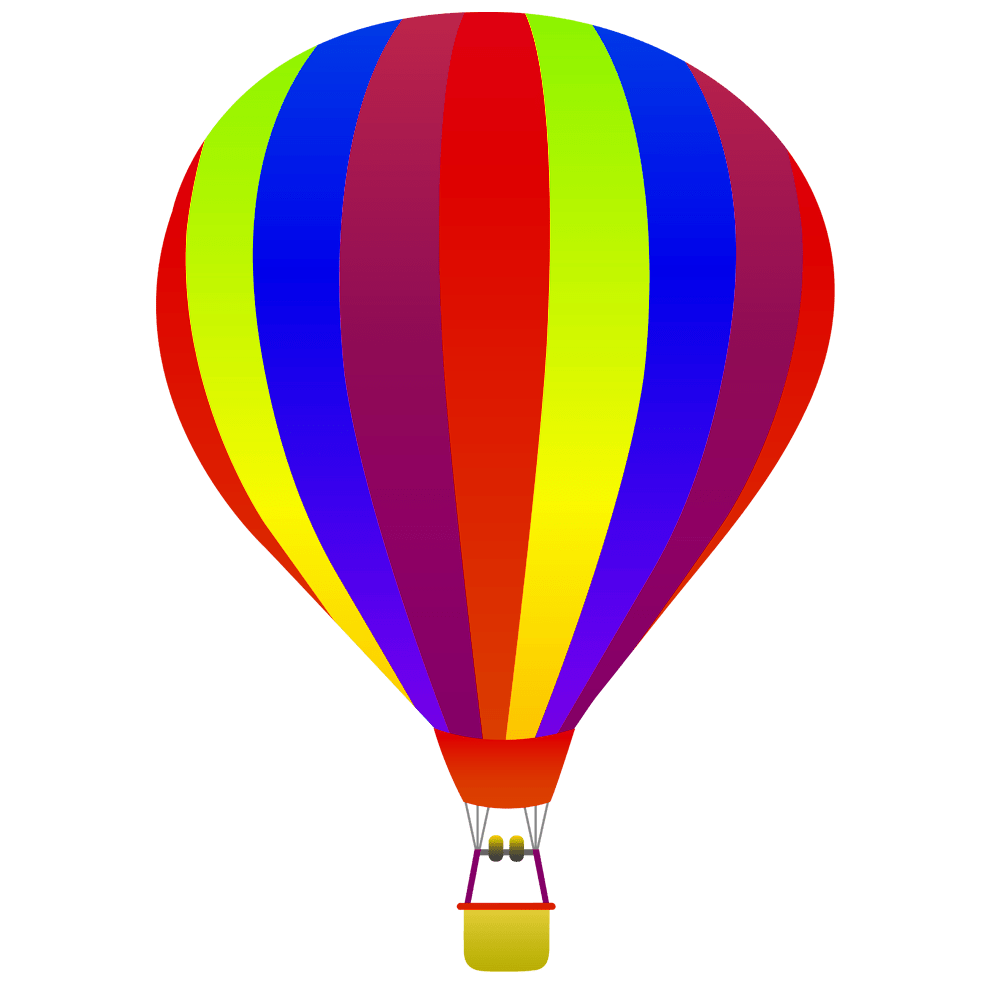 1000x1000 Hot Air Balloon No Background