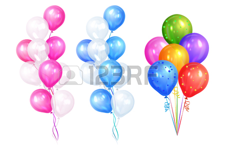 450x300 Realistic Yellow Balloon, Isolated On Transparent Background