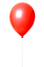 156x235 Single Red Balloon Vector Stock Vector
