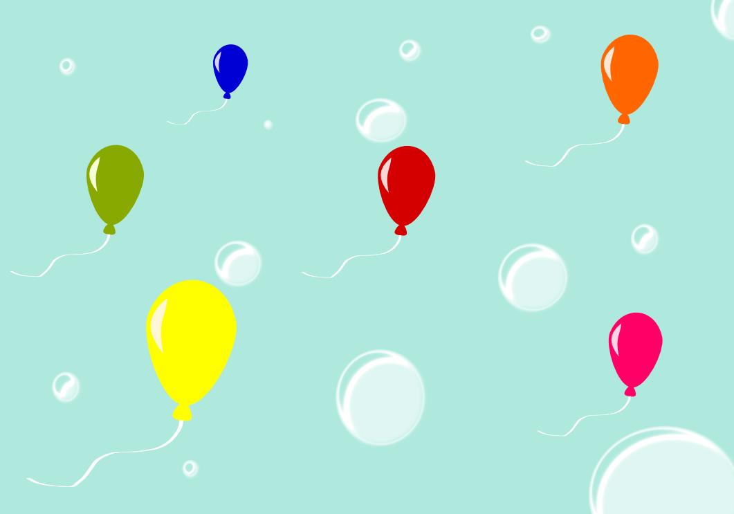 1061x743 Bubbles And Balloons Wallpaper By Madasahatter15