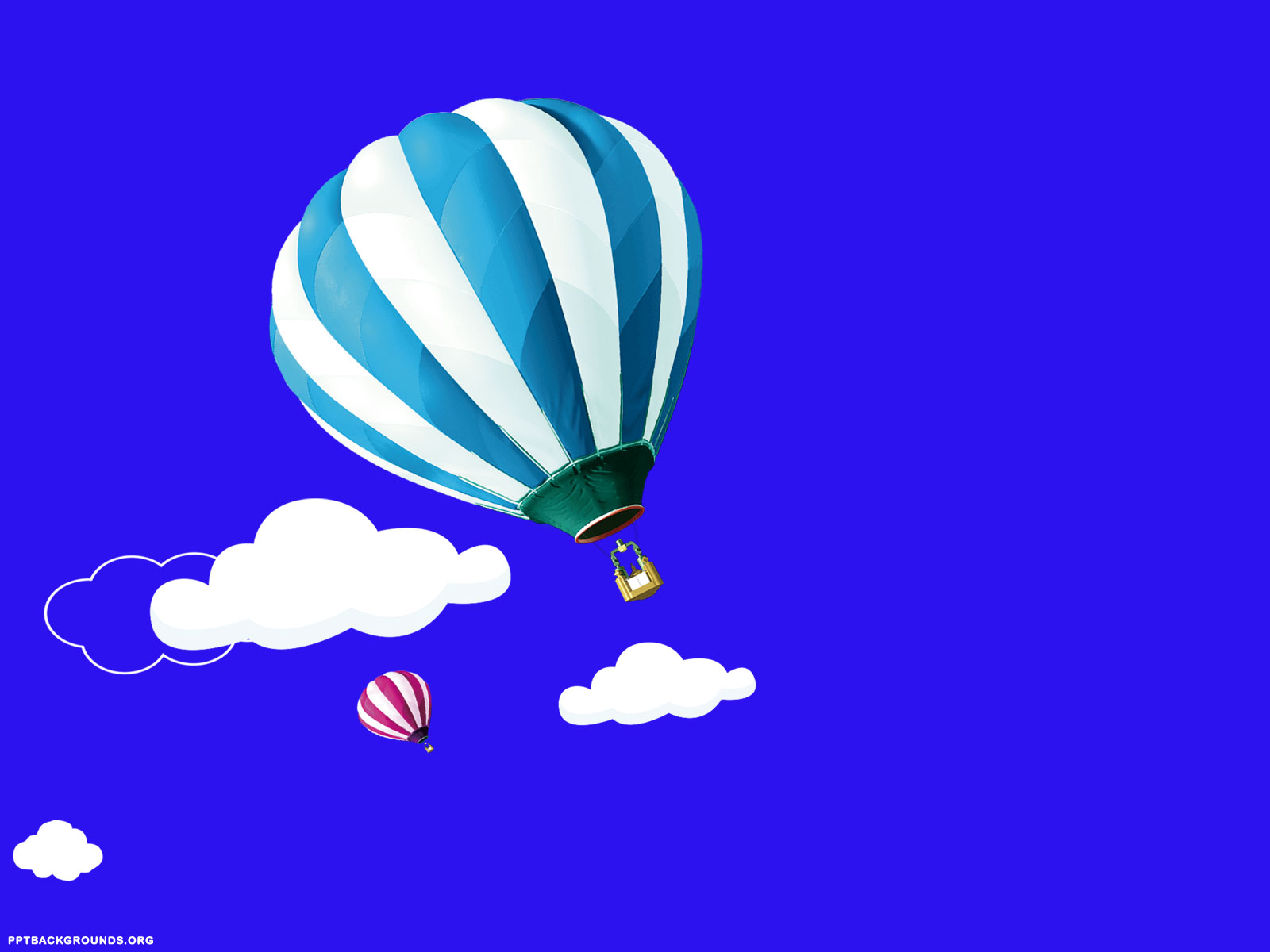 1600x1200 Free Hot Air Balloons With Clouds Backgrounds For Powerpoint