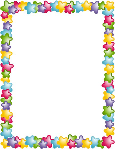 470x608 Preschool Borders Clip Art