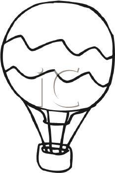 233x350 Balloon Black And White Clipart
