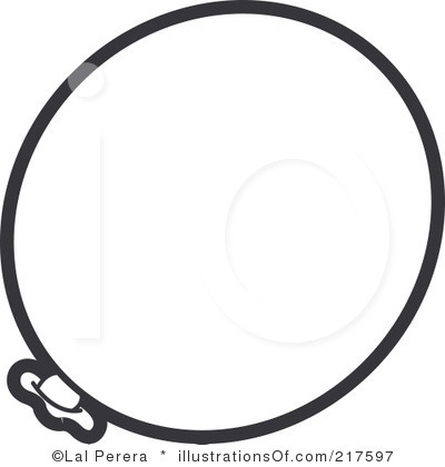 400x420 Balloon Clip Art Outline Clipart Panda