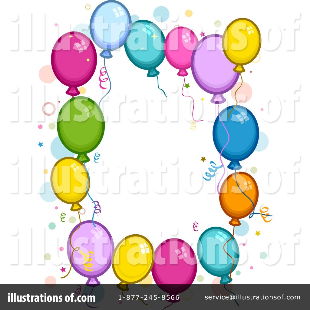 1024x1024 Party Balloons Clipart