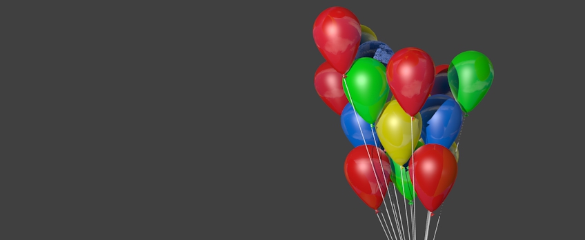 848x348 Balloons