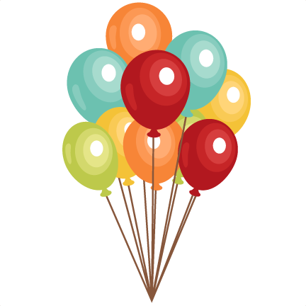 432x432 Birthday Balloons Clipart No Background