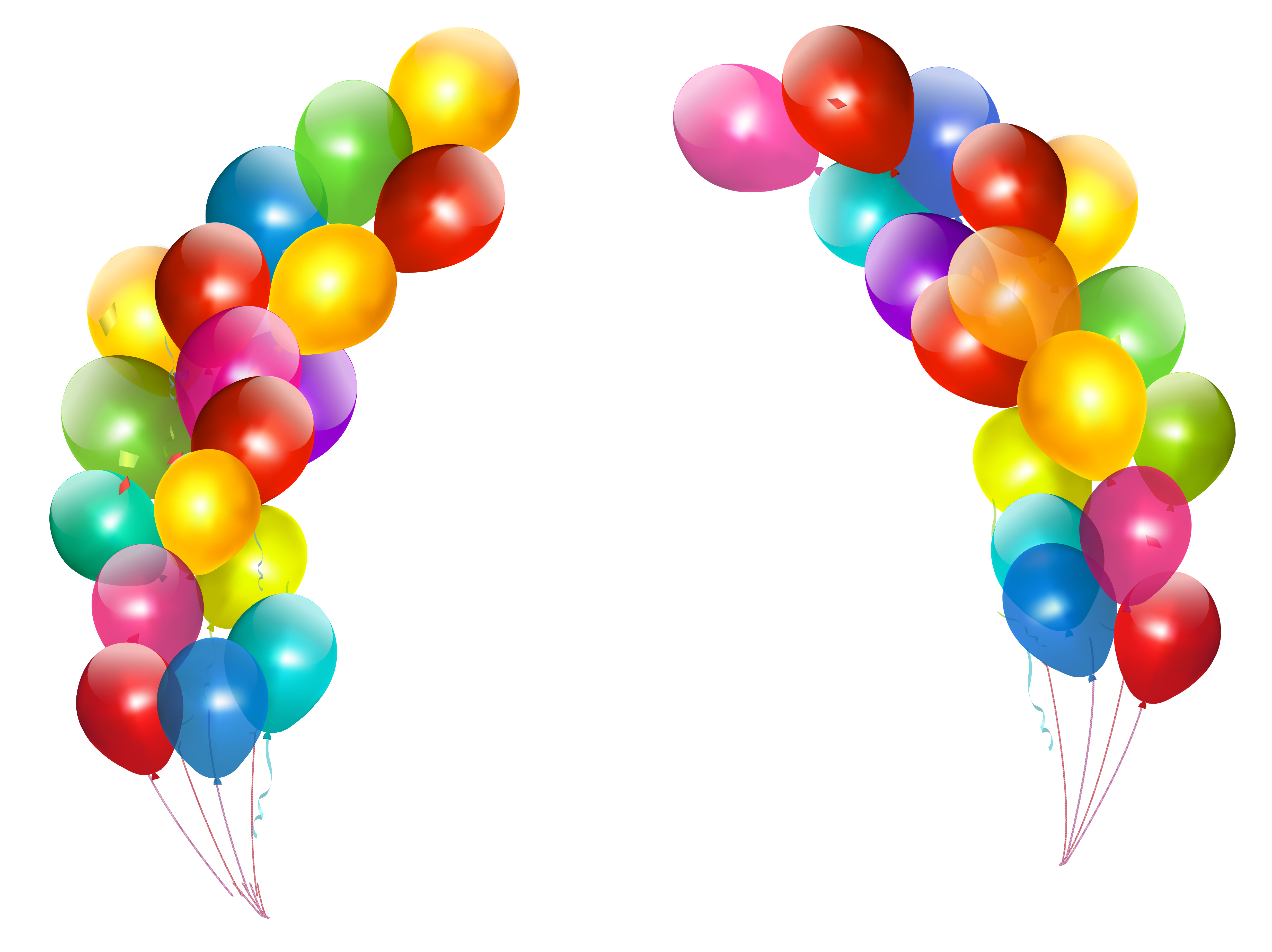 4944x3702 Free Balloons Clipart