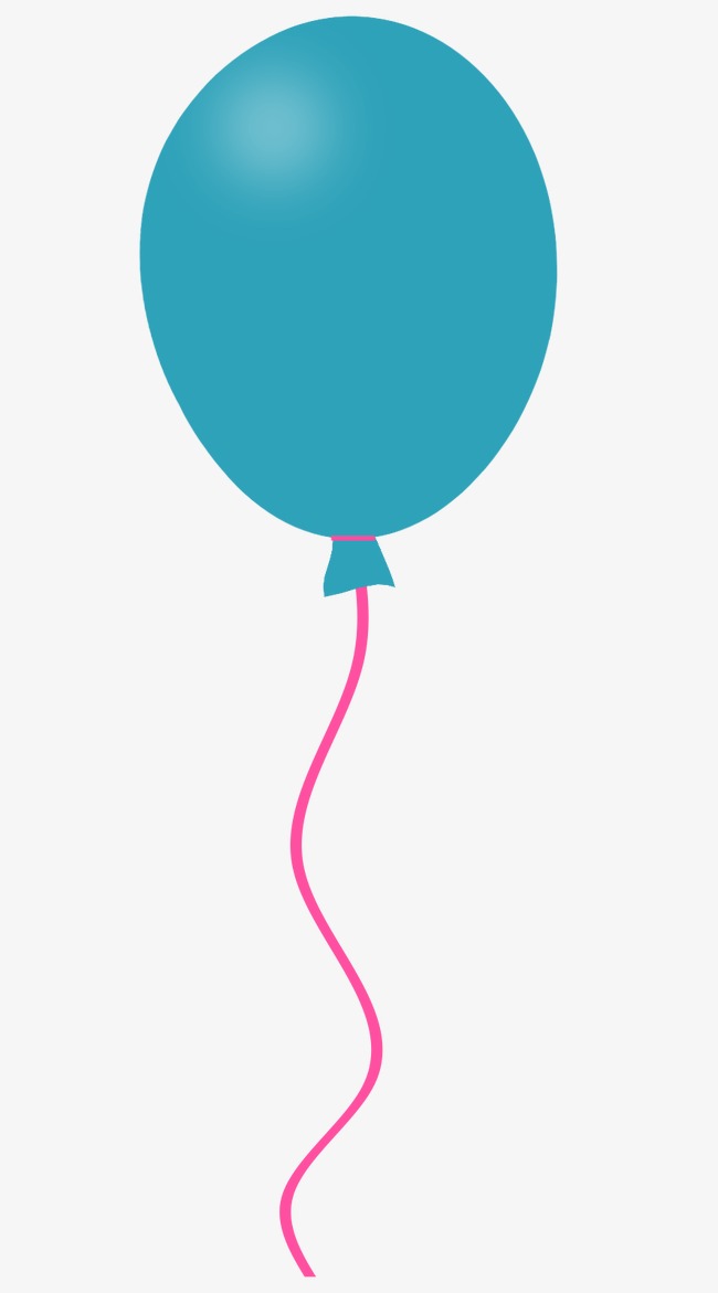 650x1171 Balloon, Blue Balloon, Hand Painted Balloons, Cartoon Balloons Png