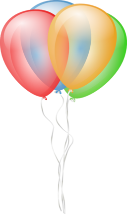 256x432 Balloons Clipart I2clipart