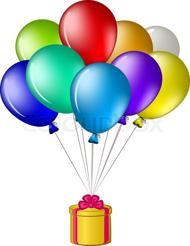 618x800 Gifts Balloons Clipart