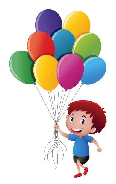 388x612 Little Boy Clipart Balloon Clipart