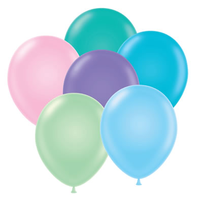 400x400 Pastel Balloons Clipart