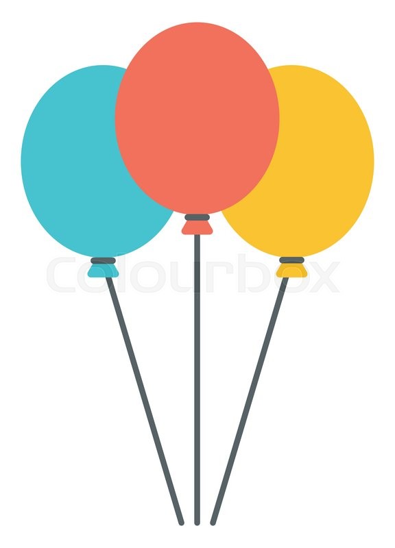 576x800 Birthday Balloons Transparent Background, Pc Birthday Balloons