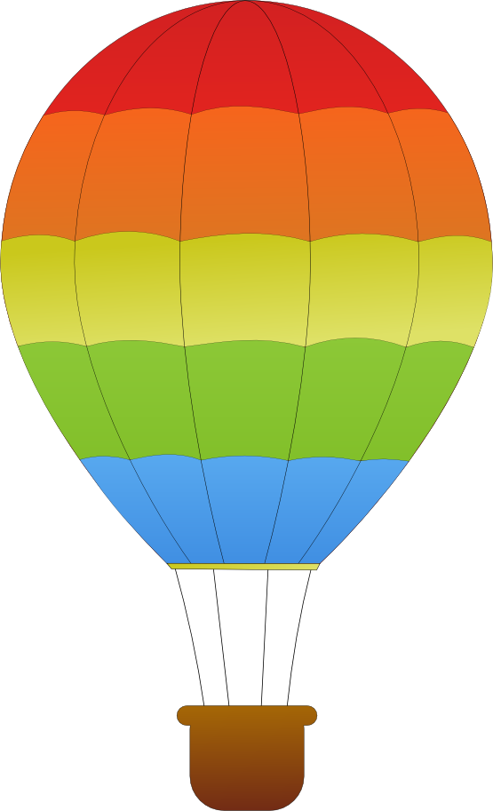 555x913 Balloon Silhouette 5 Clipart