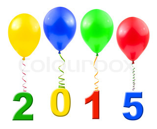 320x264 3d Illustration Of Transparent Balloons Doing Off The Year 2012