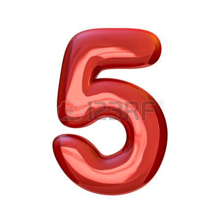 450x450 Red Numbers Made Of Inflatable Balloons Isolated On Transparent