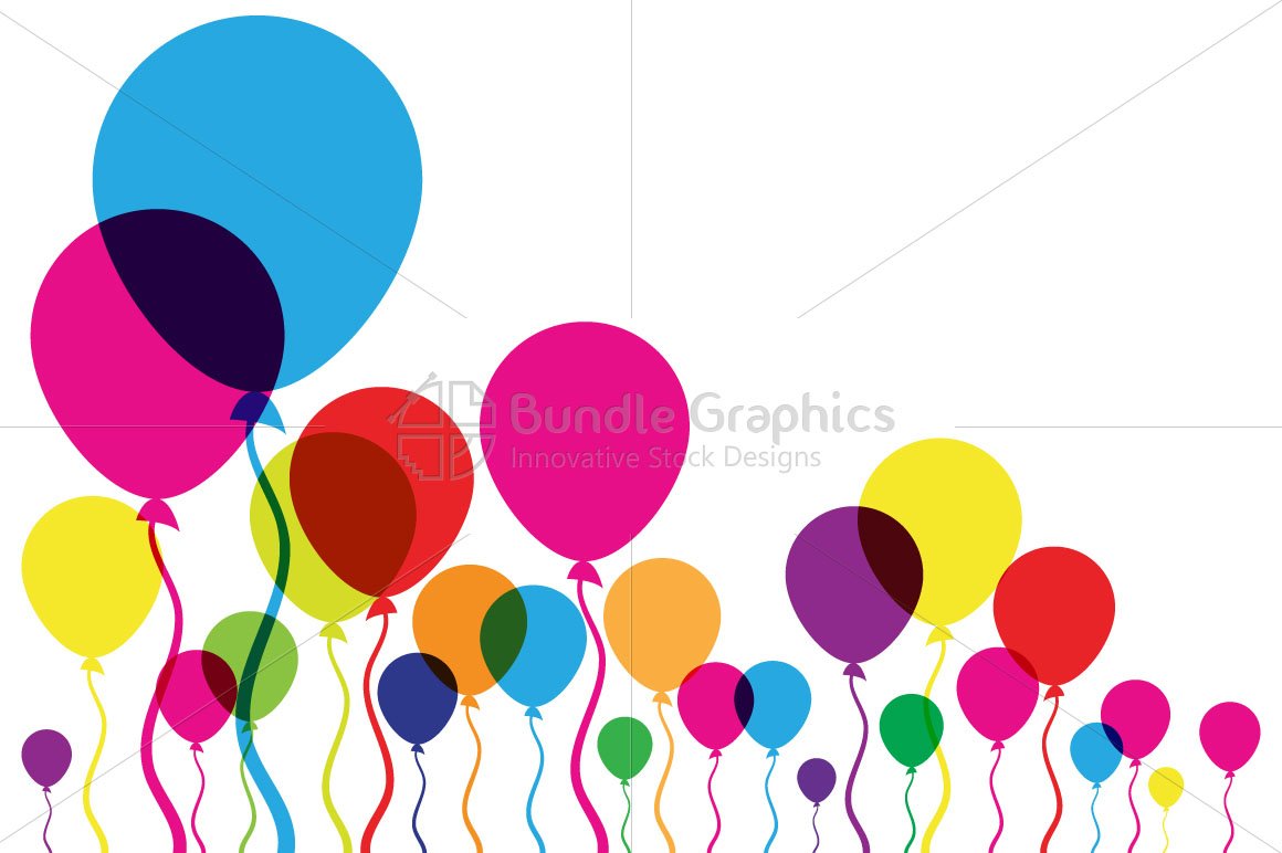 1160x772 Transparent Colorful Balloons