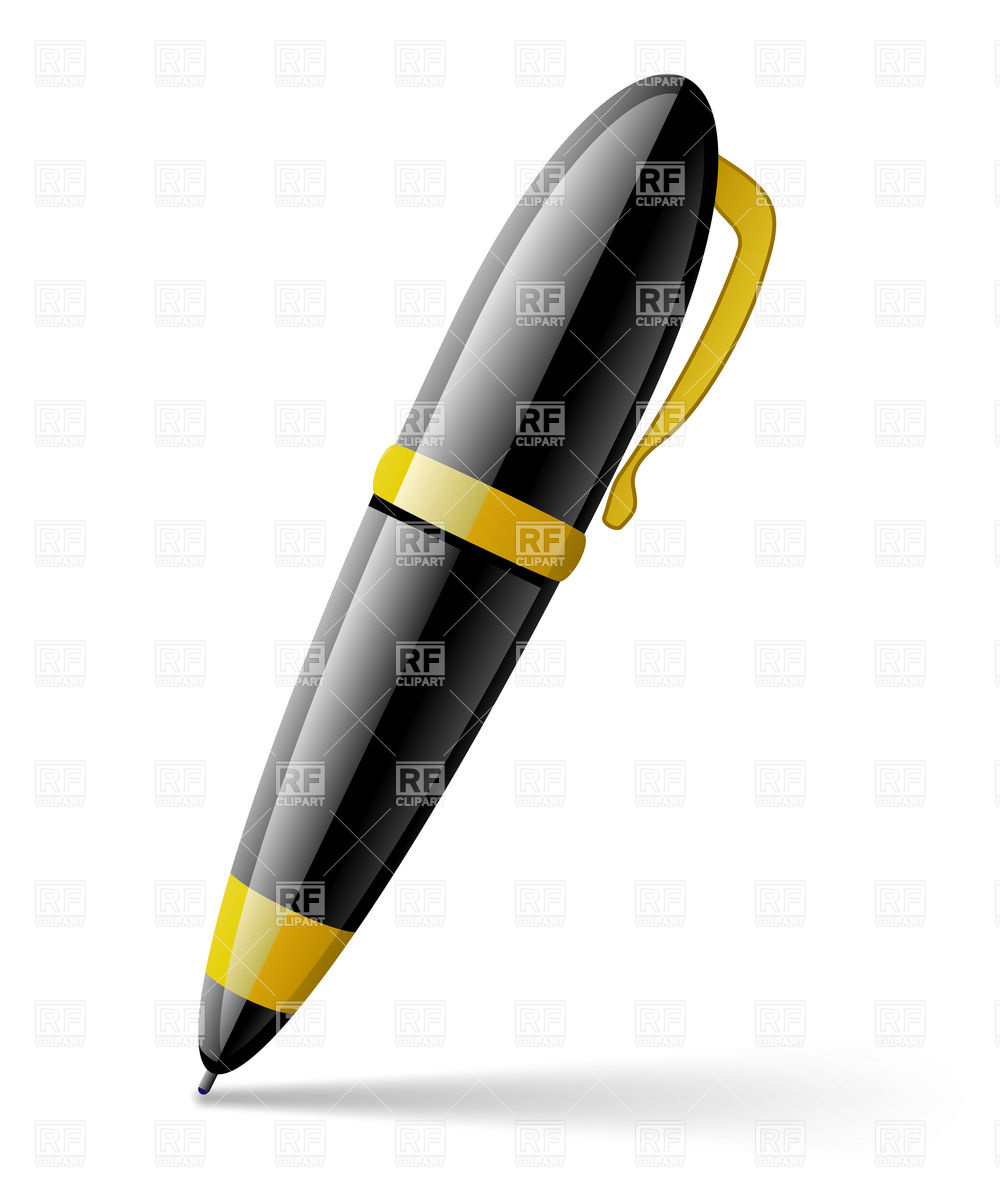 1000x1200 Black Pen Icon Royalty Free Vector Clip Art Image