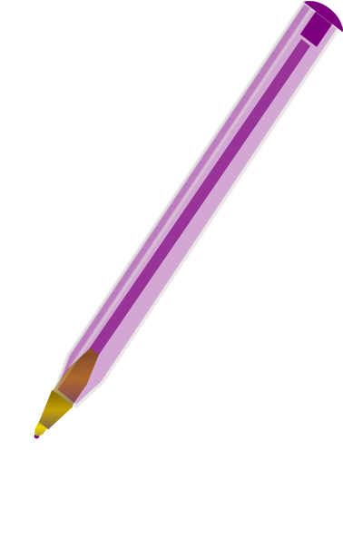 378x594 Purple Ballpoint Pen Clip Art