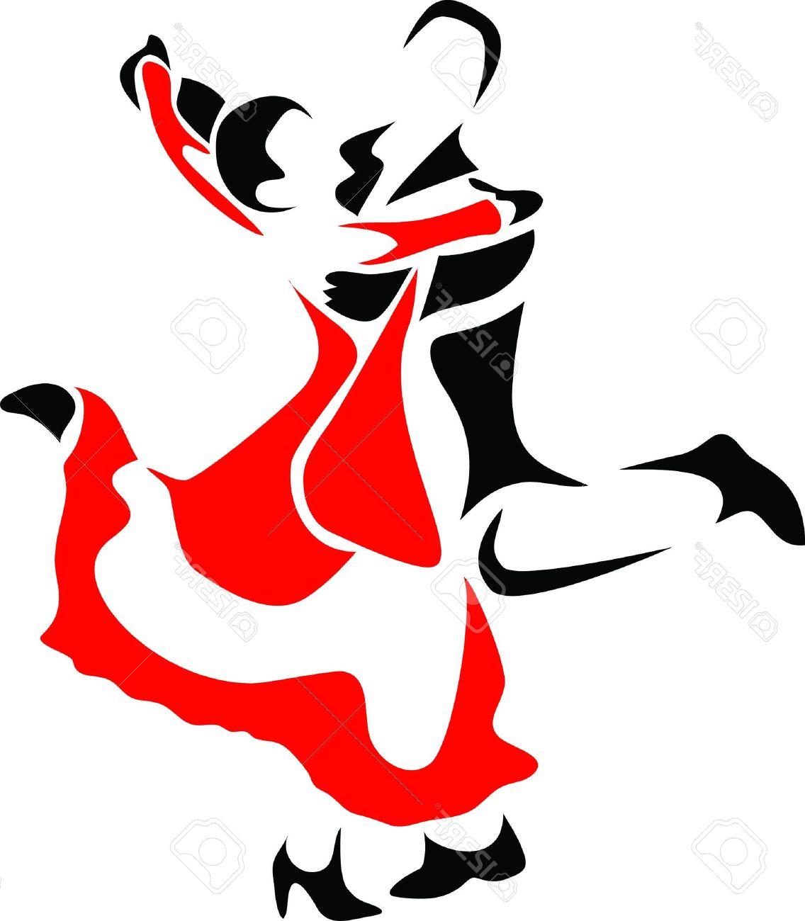 1136x1300 Unique Foxtrot Logo Stock Vector Dance Ballroom Couple Library