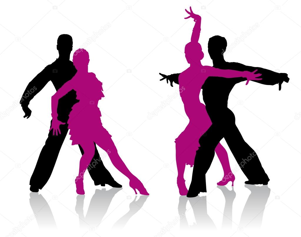 Ballroom Dancers Silhouettes | Free download on ClipArtMag