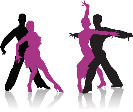 450x381 Dance People Dance Silhouette, Silhouettes And Dancing