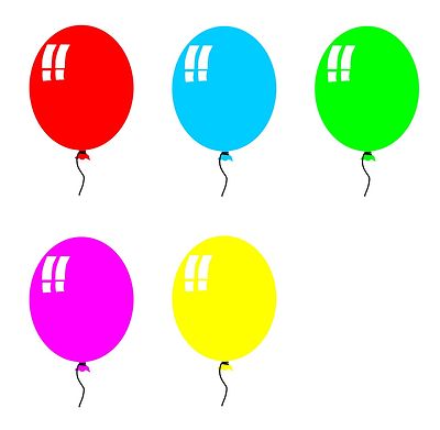 400x391 Colouful Clipart Balloon