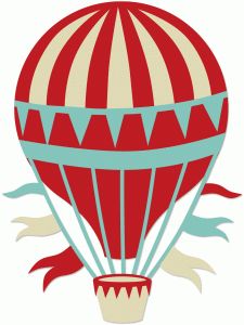 225x300 Hot Air Balloon Clipart Cute