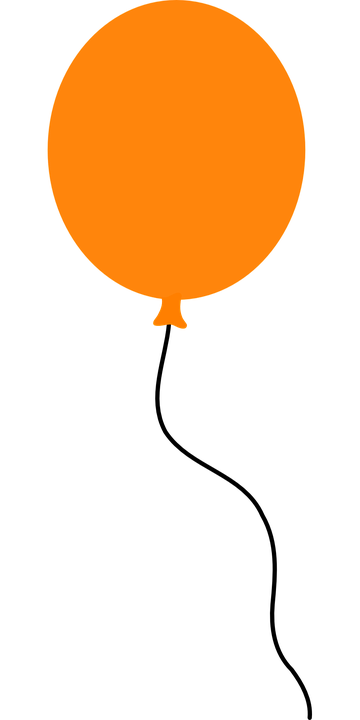 360x720 Balloon Clipart Orange