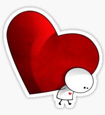 210x230 Baloon Couple Girl Love Drawing Stickers Redbubble