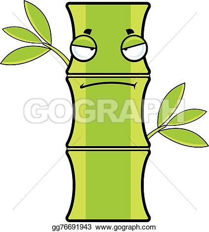 423x470 Bamboo Clipart Cartoon