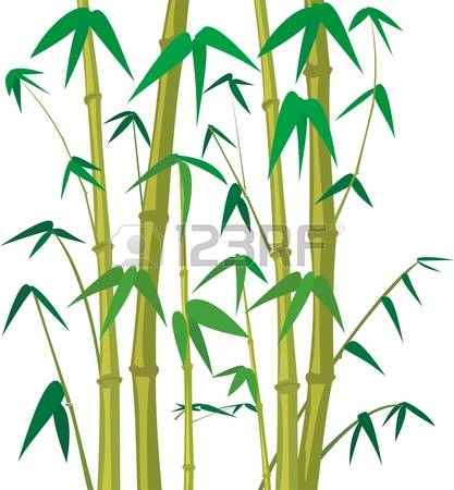 417x450 Stem Clipart Bamboo Tree