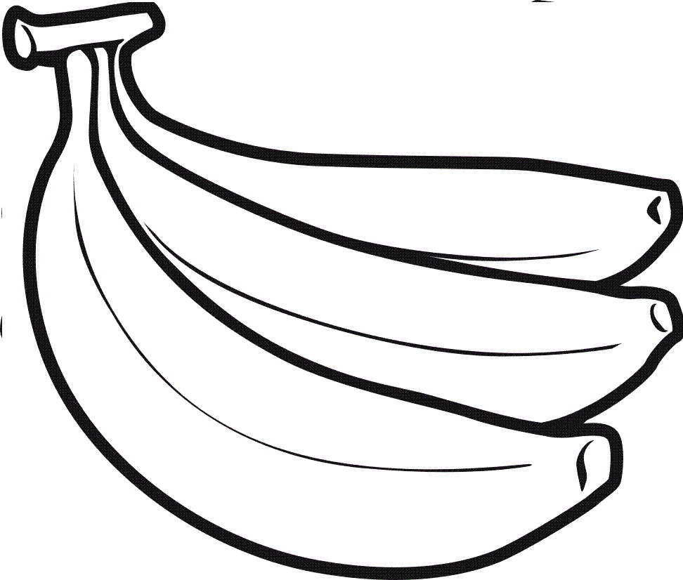 972x826 Banana Clipart Black And White Clipart Cliparts For You