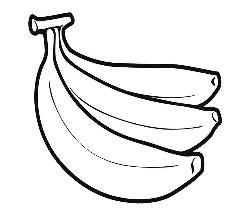 Banana Black And White Clipart | Free download on ClipArtMag